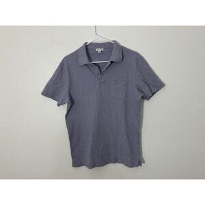 Sunspel Men’s Riviera Light Purple Polo Shirt Size Medium